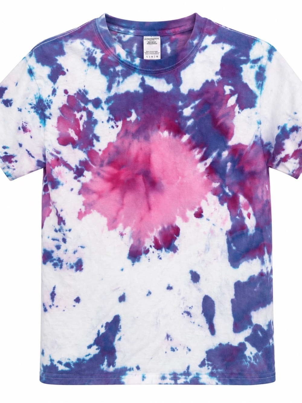 Woman’s Tie-Dye T-Shirt - Pink & Purple